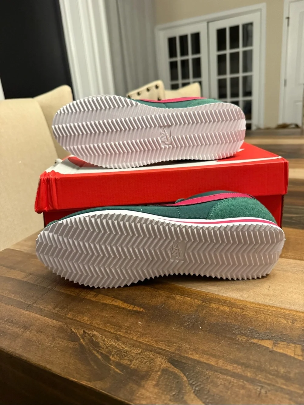 Nike Cortez TXT (GS) Low Top Lace Up Sneaker US 7 Green/White IH7654-300